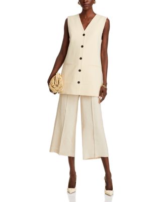 Brent Cropped Straight Pants