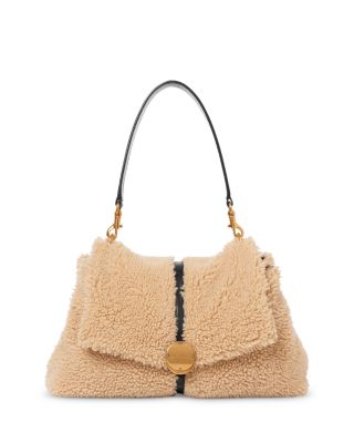 Chloé - Penelope Shearling Medium Shoulder Bag