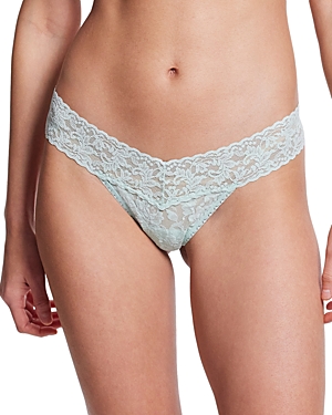 Hanky Panky Signature Low Rise Thongs In Low Tide