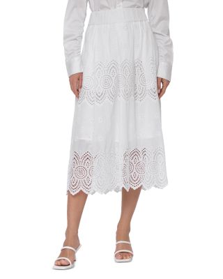 Bagatelle - Eyelet Midi Skirt