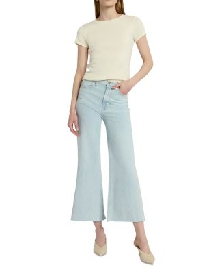 7 For All Mankind - High Rise Ankle Flare Jeans in Summertime