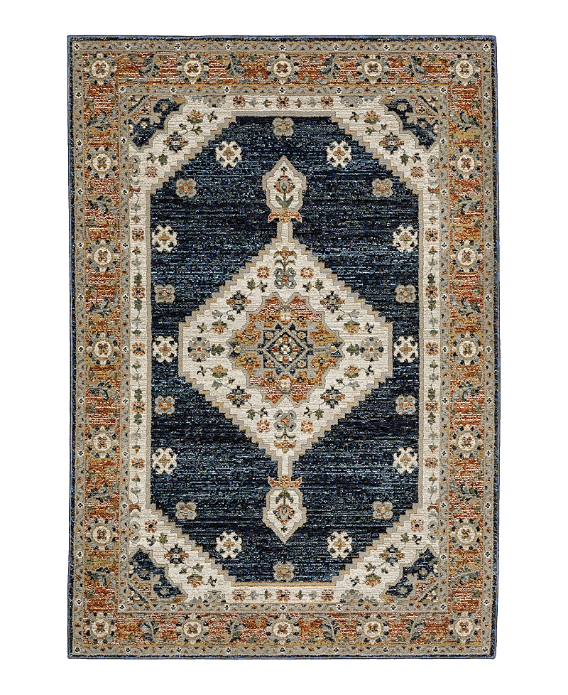 Oriental Weavers Andorra 2281e Area Rug, 6'7 X 9'6 In Blue