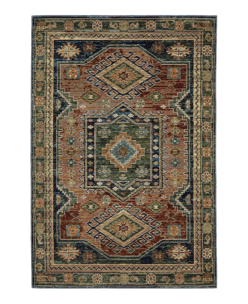 Oriental Weavers Andorra 2442a Area Rug, 3'3 X 5'2 In Blue