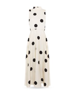 Mia Polka Dot Sleeveless Dress