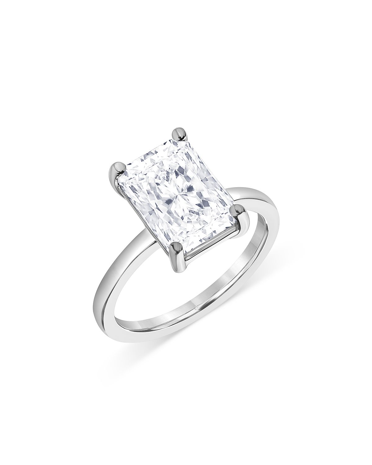 Bloomingdale's Fine Collection Certified Lab Grown Radiant-Cut Diamond Engagement Ring