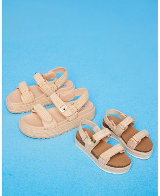 STEVE MADDEN Women's BigMona Strappy Platform Sandals