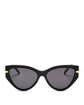 Serpenti Cat Eye Sunglasses, 56mm