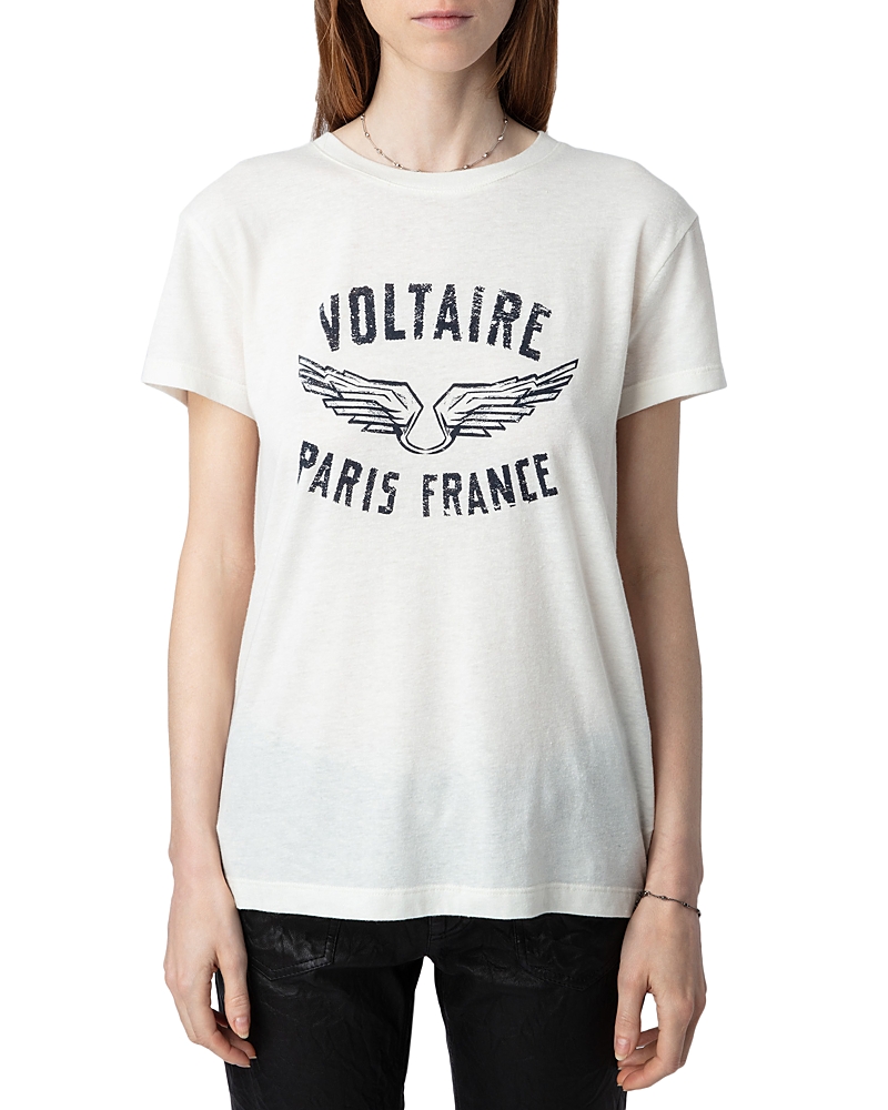 Zadig & Voltaire Walk Pcl Logo Tee In Judo