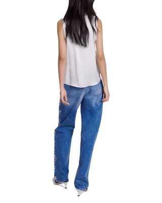 Lourma Silk Blend Sleeveless Top