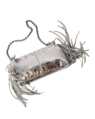 Maje Miss M Metallic Leather Pouch