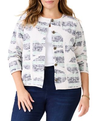 Nic+Zoe Plus Circle Sequence Jacket