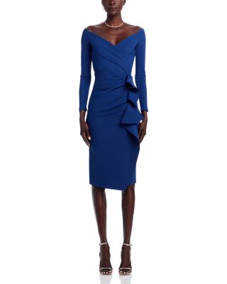 Silveria Off The Shoulder Bodycon Dress - Exclusive