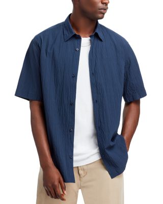 NN07 - Freddy Textured Button Front Shirt