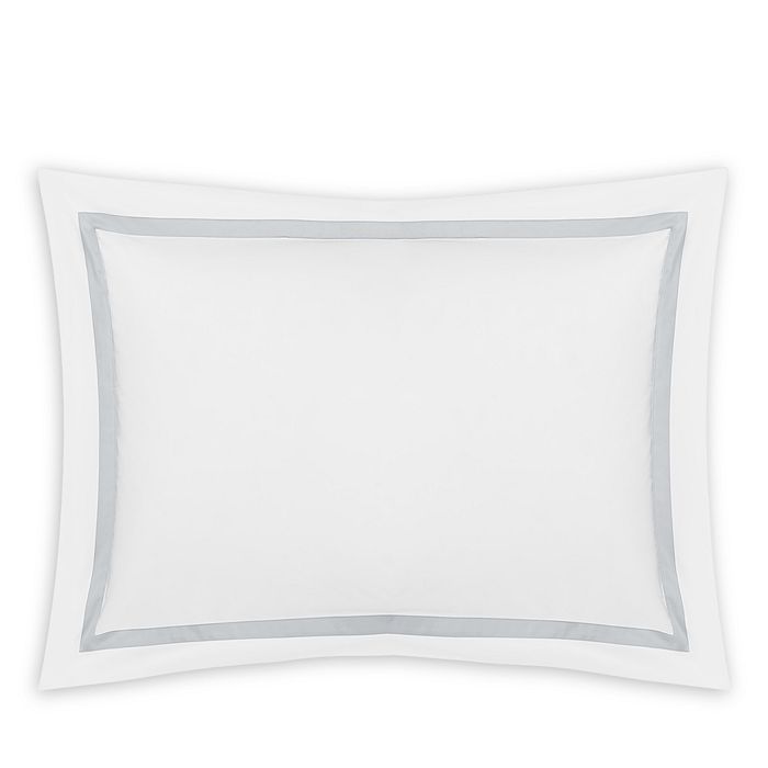 Matouk Lowell 600 Thread Count Set Of 2 Pillowcases In Platinum
