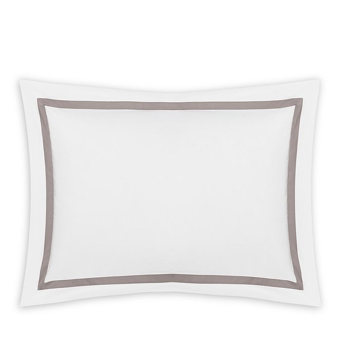 Matouk Lowell 600 Thread Count Set Of 2 Pillowcases In Platinum