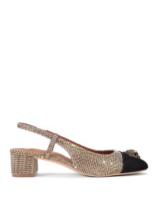 KURT GEIGER LONDON - Women's Sloane Mid Heel Slingback Pumps