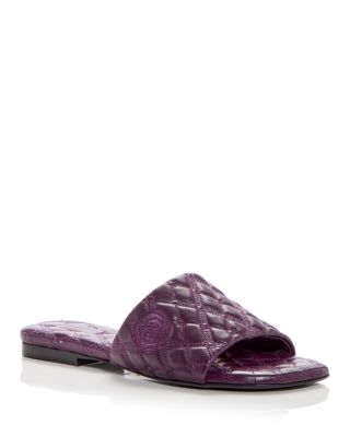 Burberry - Women's Quilted Slide Sandals