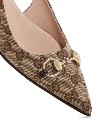 Women's Pointed Toe Slingback Flats