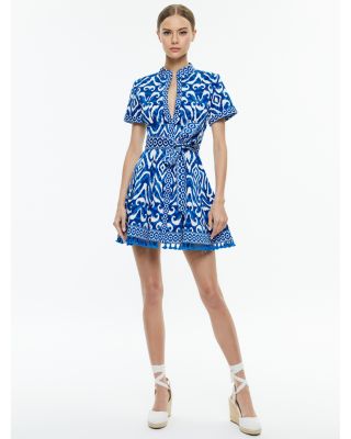 knee length dresses for ladies Lucille Ruffled Sleeve Mini Dress main image 0