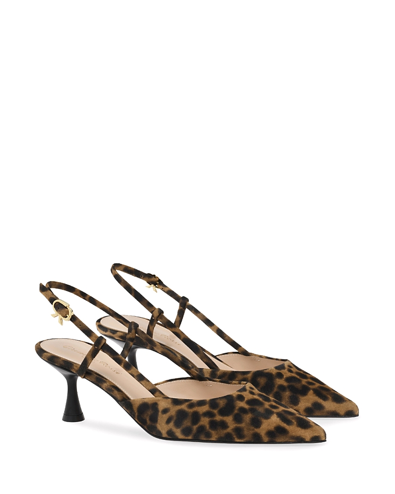 Gianvito Rossi Women's Ascent 55 Pump In Animal Print