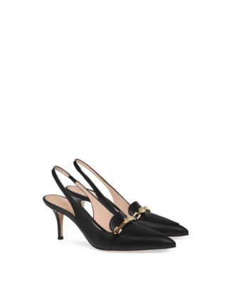 Gianvito Rossi - Women's Carrey Sling 70 Square Toe Pumps