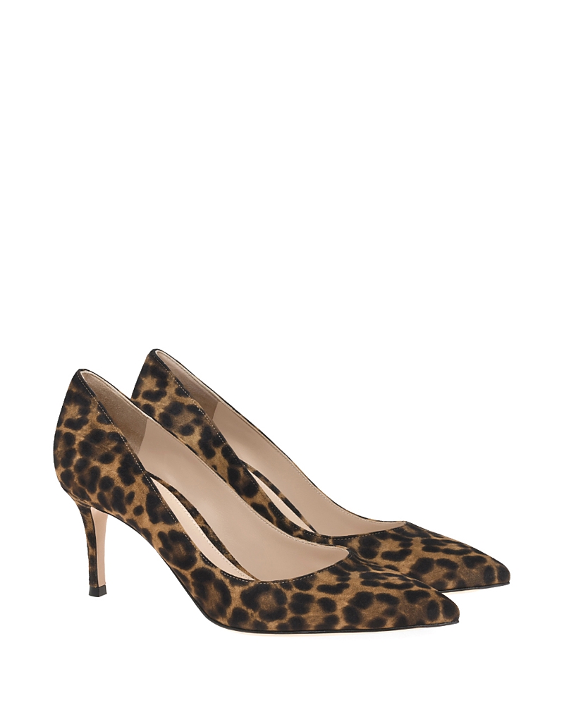 Gianvito Rossi Gianvito 70 Leopard-print Suede Pumps In Animal Print