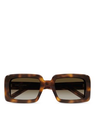 Sunrise Fashion Icons Rectangular Sunglasses, 52mm
