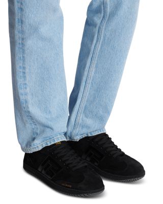 Men's Swan Suede & Patent Leather Sneaker