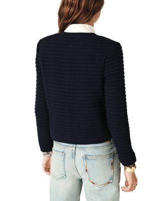 Gaspard Crewneck Cardigan Sweater