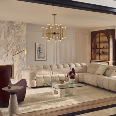 Marcella 5-Piece Power Reclining Fabric Sectional