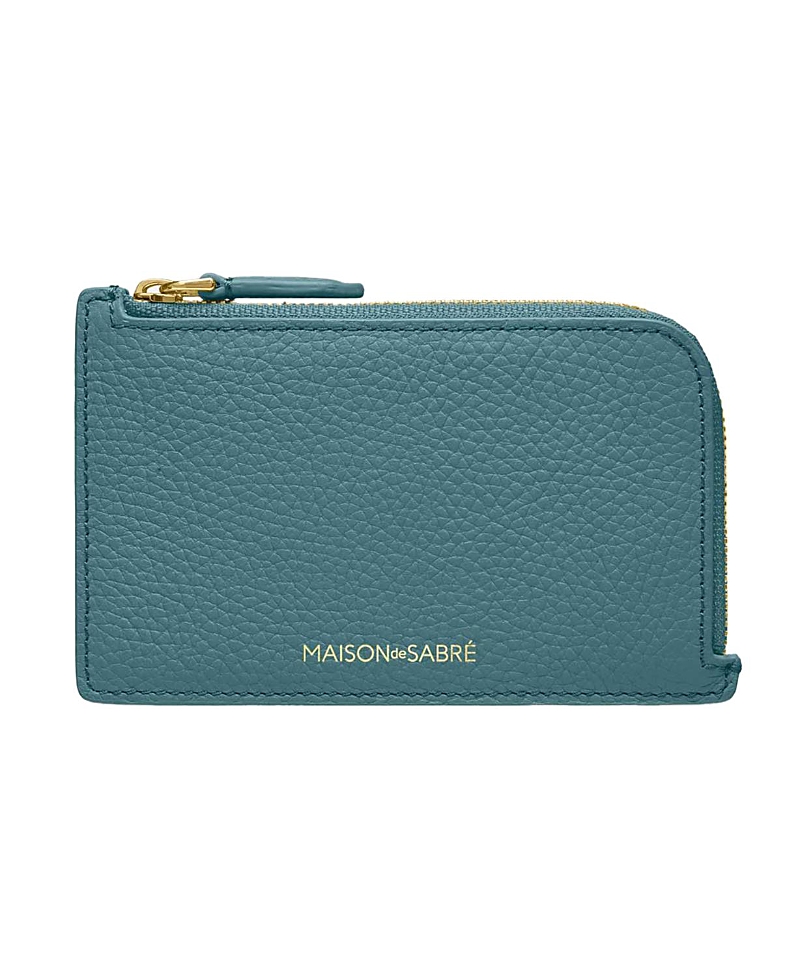 Maison De Sabre Leather Zip Card Holder · Small