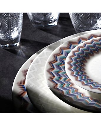  Zig Zag Jarris Bread and Butter Plates, Set of 6