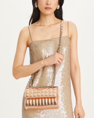 Fleming Metallic Quilted Convertible Shoulder Bag