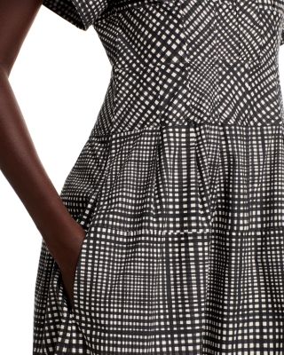 Proenza Schouler White Label Balston Check Poplin Midi Dress |  Bloomingdale's Women