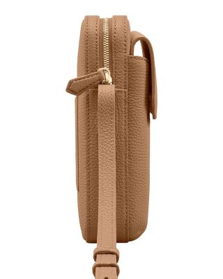 Leather Zip Phone Pouch