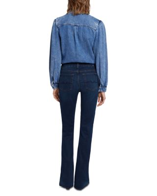 Kimmie Mid Rise Bootcut Jeans in rinsed indigo