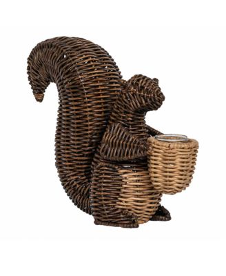 Devon Willow Squirrel Flameless Candle Holder