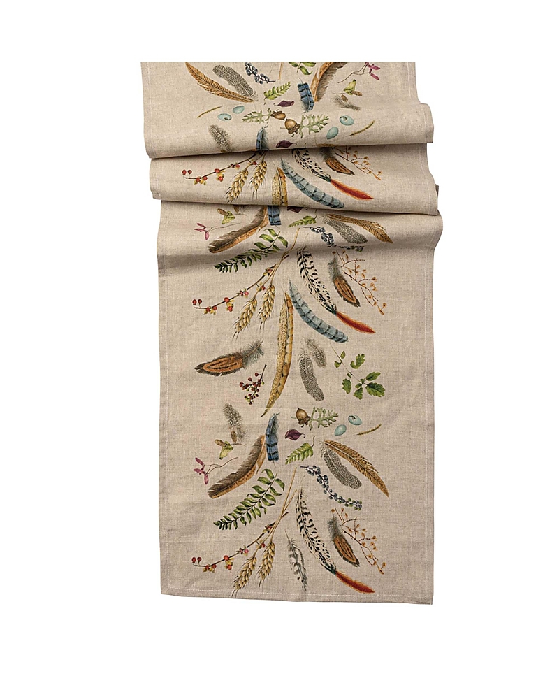Juliska Forest Walk 18 X 90 Table Runner In Cafe Au Lait
