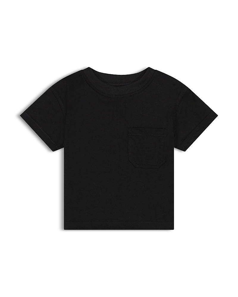 Dl1961 Logo Embroidered T-shirt In Black