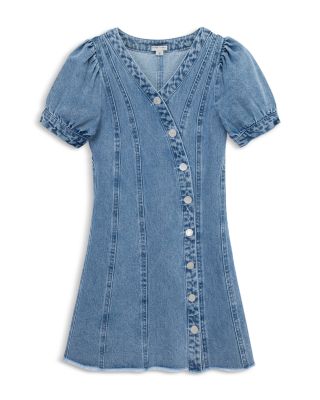 Habitual Kids - Girls' Short Sleeved Denim Dress - Big Kid