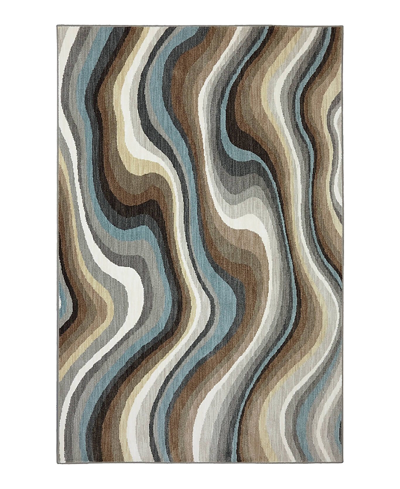 Karastan Euphoria Larkhall Area Rug, 3'6 X 5'6 In Granite