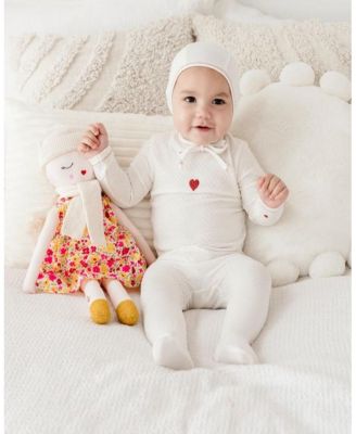  Unisex Embroidered Heart and Star Collection Footie - Baby