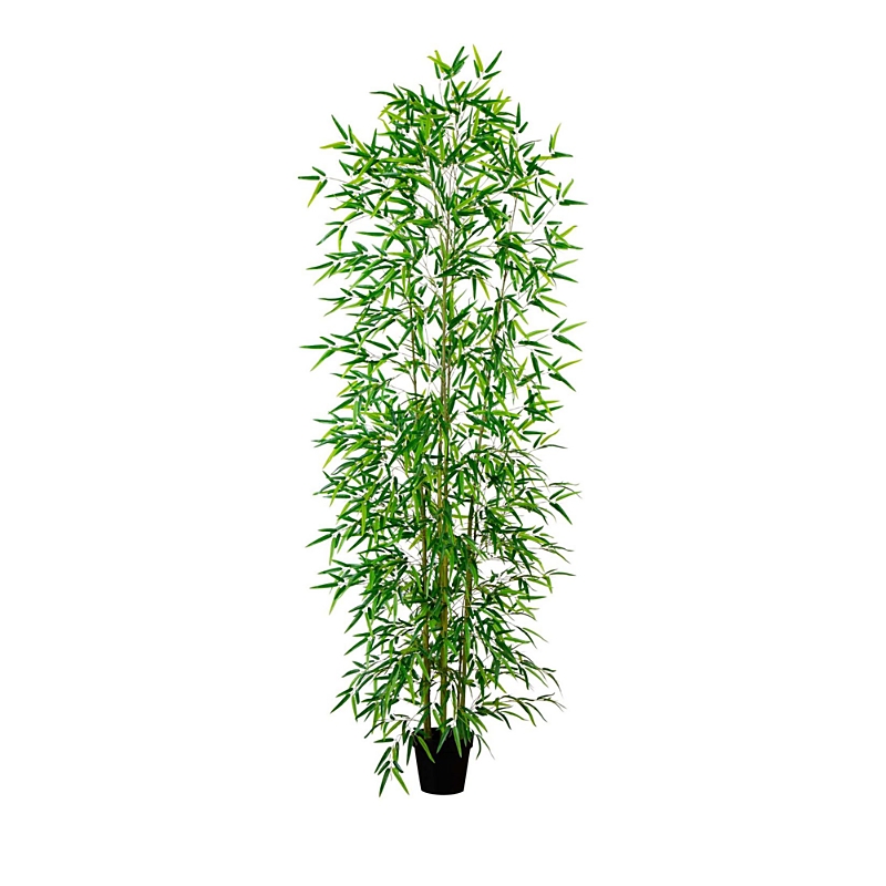 NEARLY NATURAL 9' ARTIFICIAL GREEN BAMBOO TREE