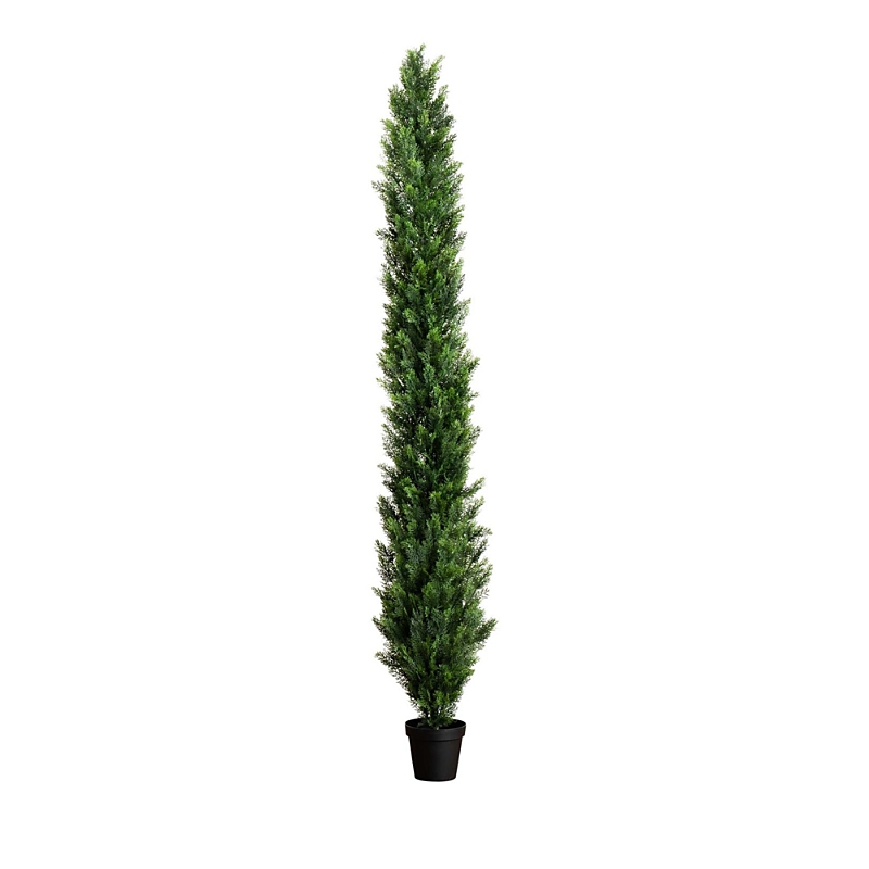 NEARLY NATURAL 9' UV RESISTANT ARTIFICIAL CEDAR PINE TREE (INDOOR/OUTDOOR)