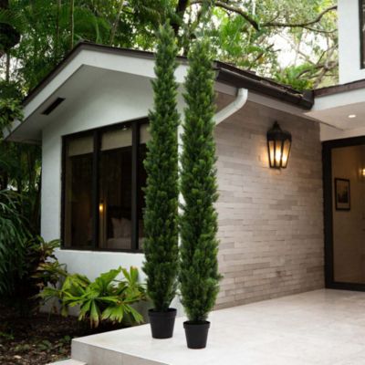 10' UV Resistant Artificial Cedar Pine Tree (Indoor/Outdoor)