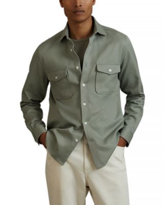 REISS - Arlo Textured Overshirt