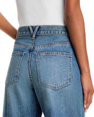 Taylor High Rise Wide Leg Jeans in Rebel Stone