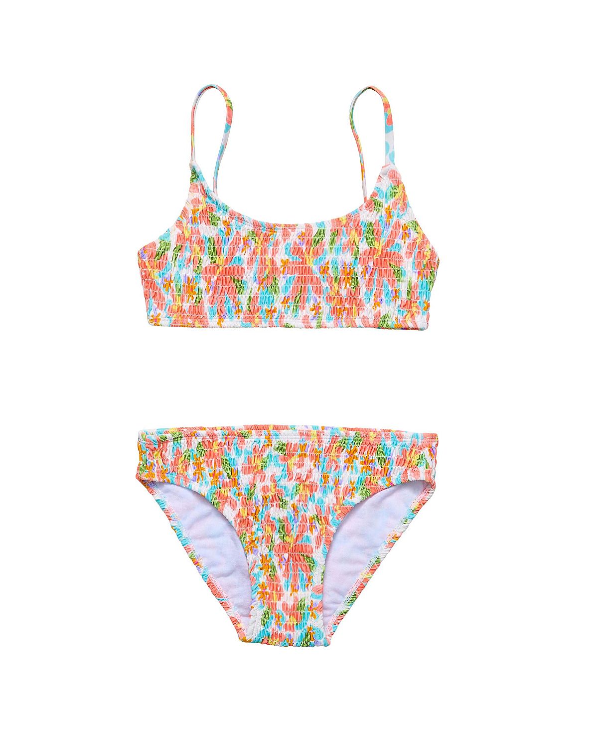 Snapper Rock Unisex Hawaiian Luau Sustainable Shirred Bikini
