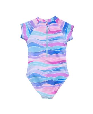  Unisex Water Hues Short Sleeve Surf Suit