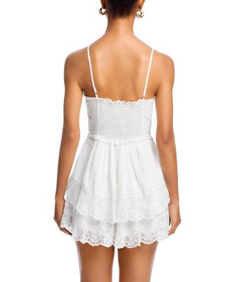 Nerida Lace Tiered Mini Dress